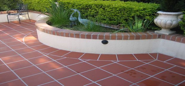 modèle de terrasse en carrelage synfy