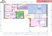 plan du rdc de la maison inviduelle modèle SELIM
