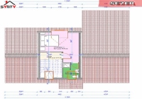 plan de l'étage de la maison inviduelle modèle SEZER