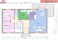 plan du rdc de la maison inviduelle modèle SIREN